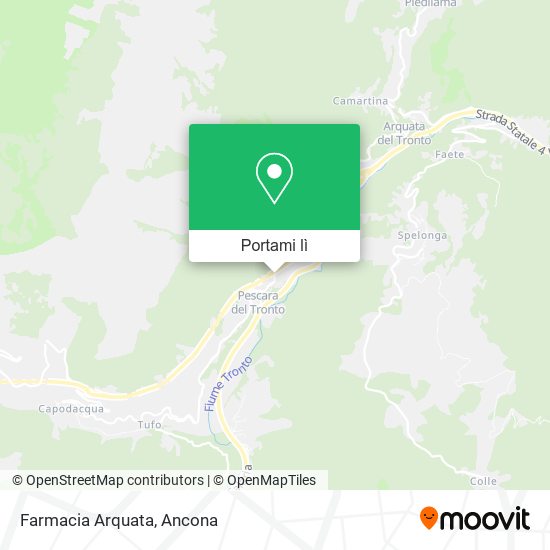 Mappa Farmacia Arquata