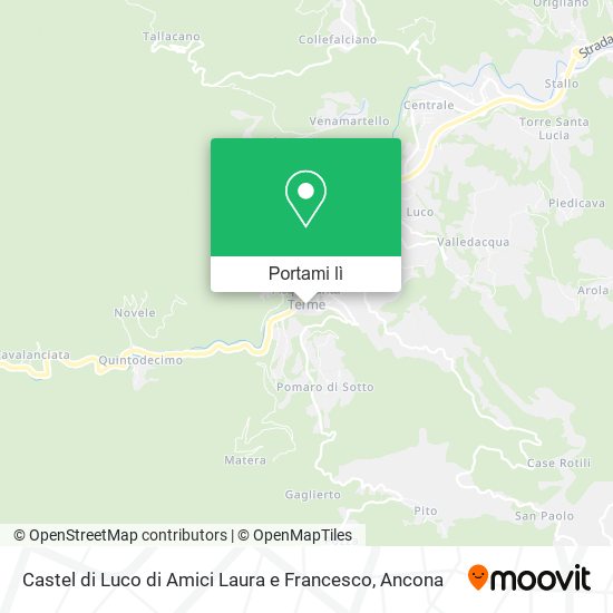 Mappa Castel di Luco di Amici Laura e Francesco