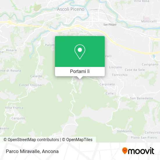 Mappa Parco Miravalle