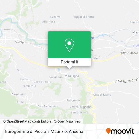 Mappa Eurogomme di Piccioni Maurizio