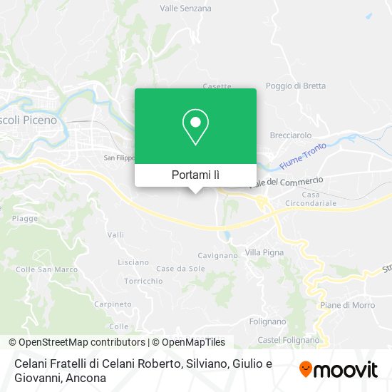 Mappa Celani Fratelli di Celani Roberto, Silviano, Giulio e Giovanni