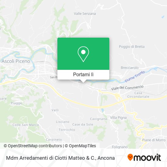Mappa Mdm Arredamenti di Ciotti Matteo & C.