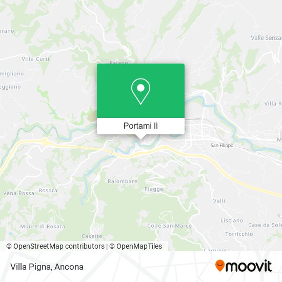 Mappa Villa Pigna