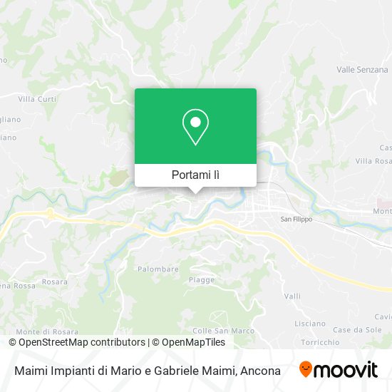 Mappa Maimi Impianti di Mario e Gabriele Maimi