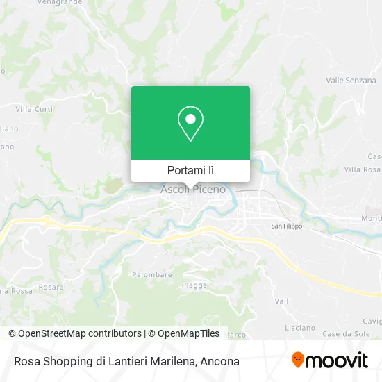 Mappa Rosa Shopping di Lantieri Marilena