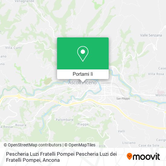 Mappa Pescheria Luzi Fratelli Pompei Pescheria Luzi dei Fratelli Pompei