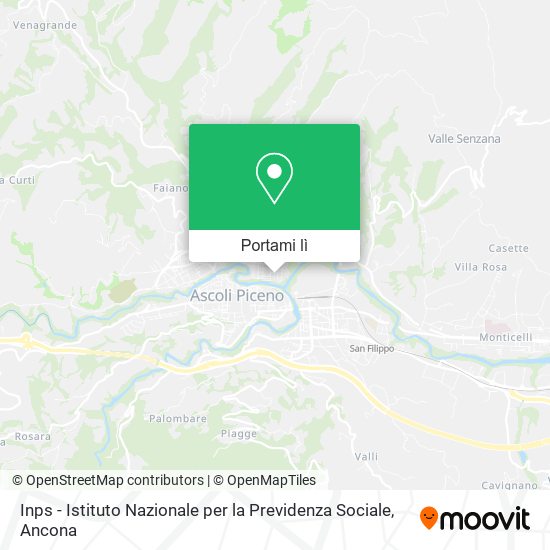 Mappa Inps - Istituto Nazionale per la Previdenza Sociale