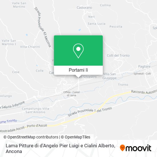 Mappa Lama Pitture di d'Angelo Pier Luigi e Cialini Alberto