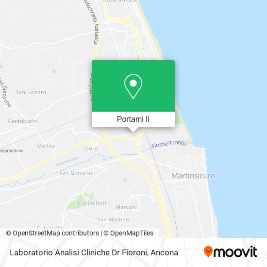 Mappa Laboratorio Analisi Cliniche Dr Fioroni