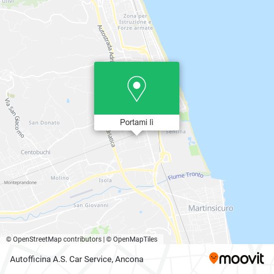 Mappa Autofficina A.S. Car Service