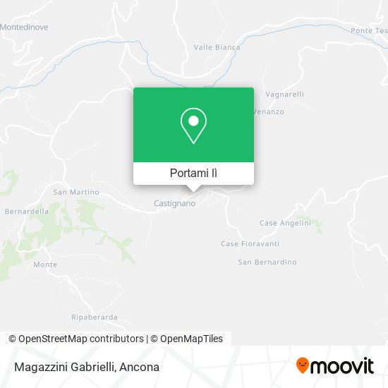 Mappa Magazzini Gabrielli