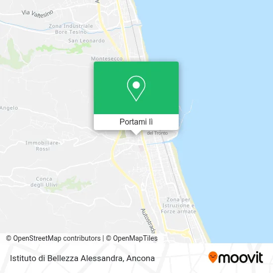 Mappa Istituto di Bellezza Alessandra