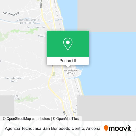 Mappa Agenzia Tecnocasa San Benedetto Centro