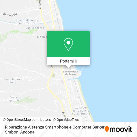 Mappa Riparazione Aistenza Smartphone e Computer Sarker Srabon