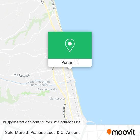 Mappa Solo Mare di Pianese Luca & C.