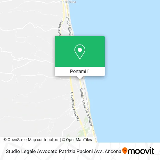 Mappa Studio Legale Avvocato Patrizia Pacioni Avv.