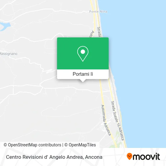 Mappa Centro Revisioni d' Angelo Andrea