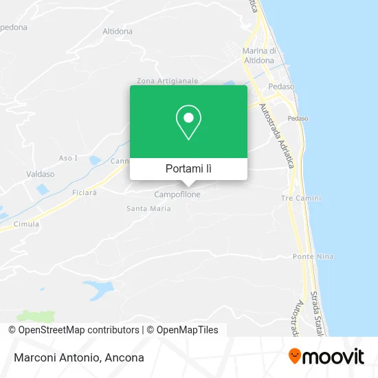 Mappa Marconi Antonio