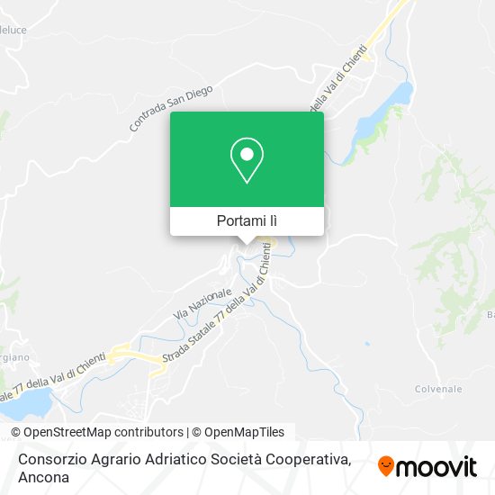 Mappa Consorzio Agrario Adriatico Società Cooperativa