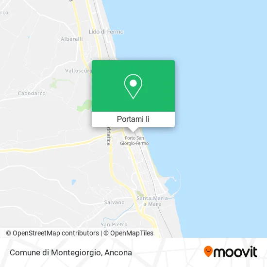 Mappa Comune di Montegiorgio