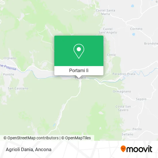 Mappa Agrioli Dania