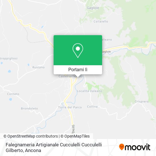 Mappa Falegnameria Artigianale Cucculelli Cucculelli Gilberto