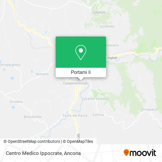 Mappa Centro Medico Ippocrate