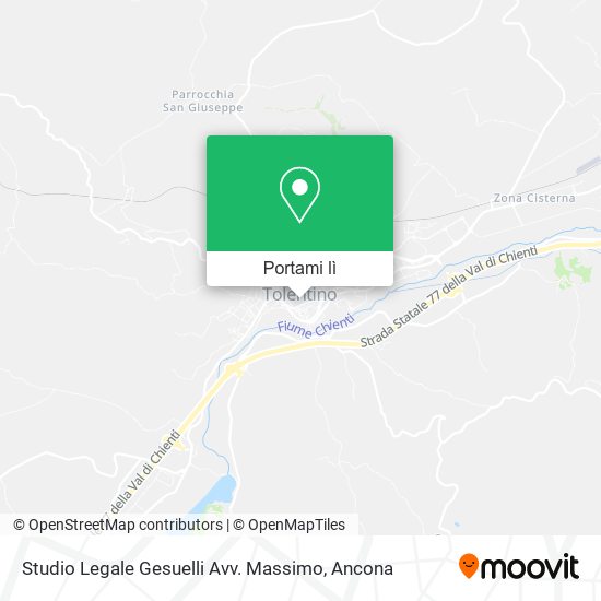Mappa Studio Legale Gesuelli Avv. Massimo