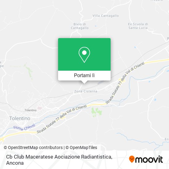 Mappa Cb Club Maceratese Aociazione Radiantistica