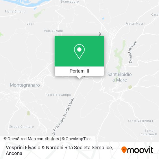Mappa Vesprini Elvasio & Nardoni Rita Società Semplice