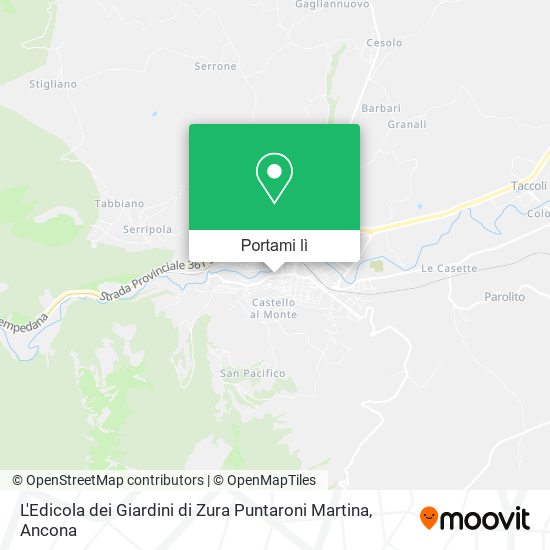 Mappa L'Edicola dei Giardini di Zura Puntaroni Martina