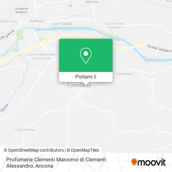 Mappa Profumerie Clementi Massimo di Clementi Alessandro