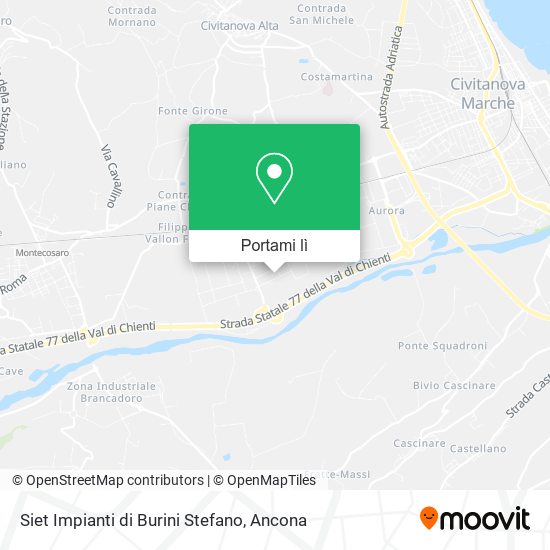 Mappa Siet Impianti di Burini Stefano