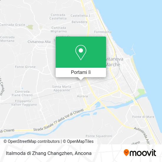 Mappa Italmoda di Zhang Changzhen