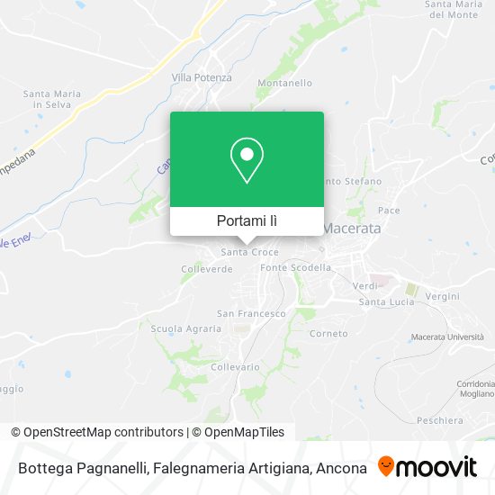 Mappa Bottega Pagnanelli, Falegnameria Artigiana