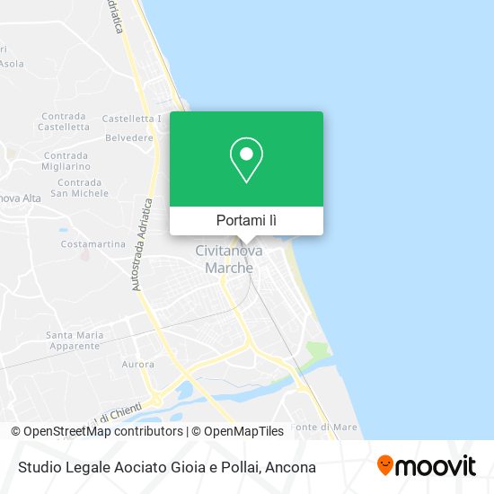 Mappa Studio Legale Aociato Gioia e Pollai