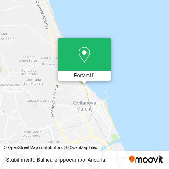 Mappa Stabilimento Balneare Ippocampo