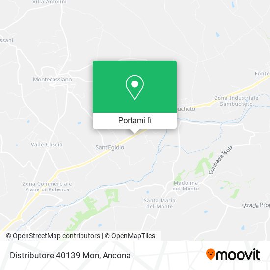 Mappa Distributore 40139 Mon