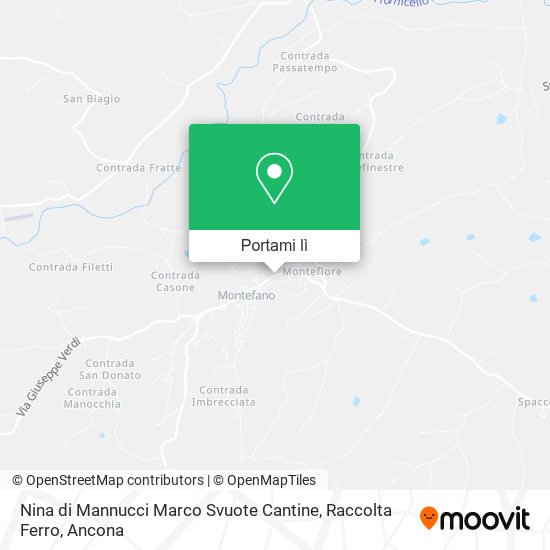 Mappa Nina di Mannucci Marco Svuote Cantine, Raccolta Ferro