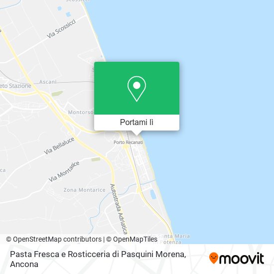 Mappa Pasta Fresca e Rosticceria di Pasquini Morena