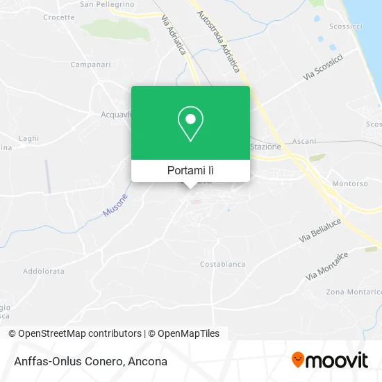 Mappa Anffas-Onlus Conero