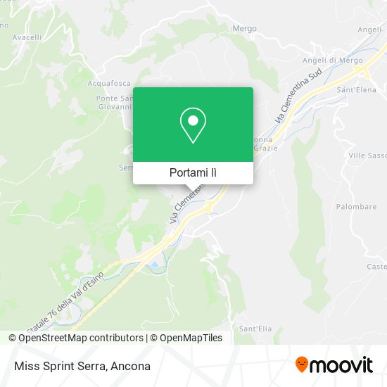 Mappa Miss Sprint Serra