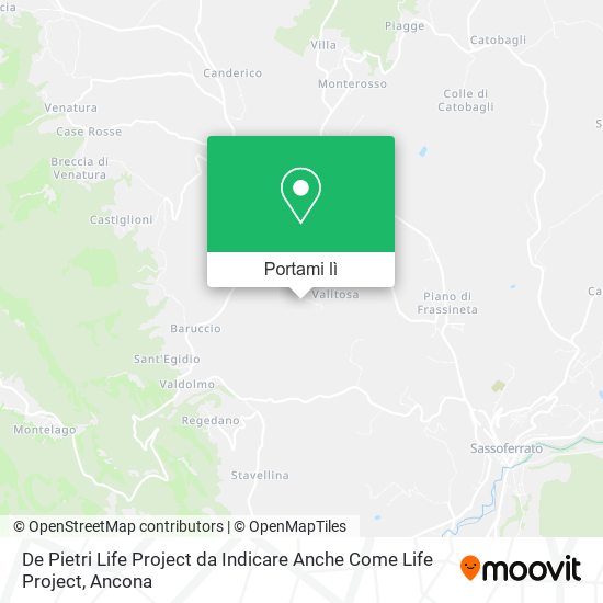 Mappa De Pietri Life Project da Indicare Anche Come Life Project