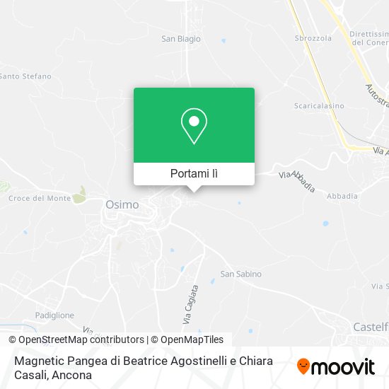 Mappa Magnetic Pangea di Beatrice Agostinelli e Chiara Casali