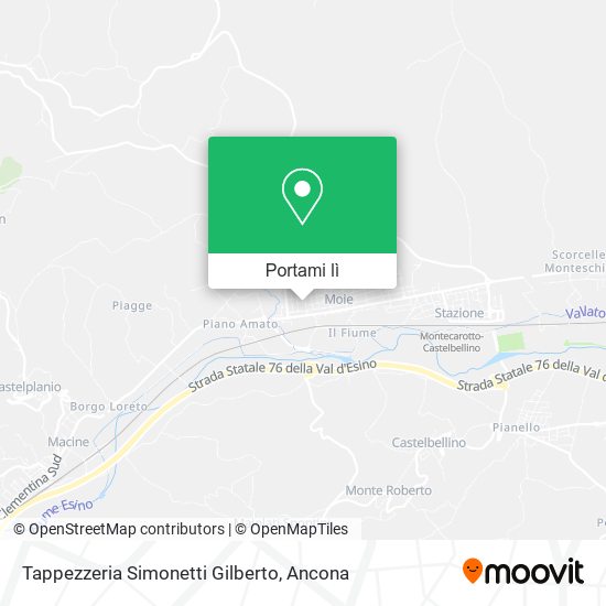 Mappa Tappezzeria Simonetti Gilberto