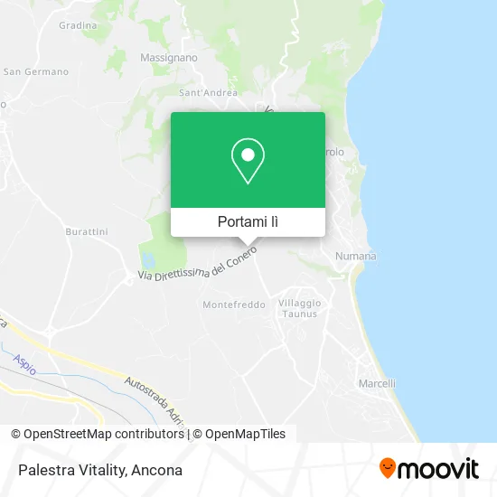 Mappa Palestra Vitality