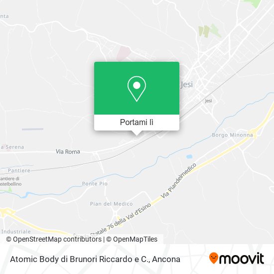 Mappa Atomic Body di Brunori Riccardo e C.