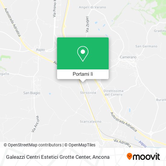 Mappa Galeazzi Centri Estetici Grotte Center