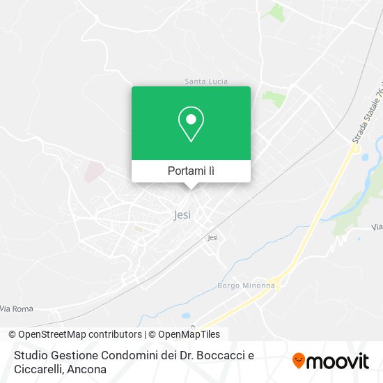 Mappa Studio Gestione Condomini dei Dr. Boccacci e Ciccarelli