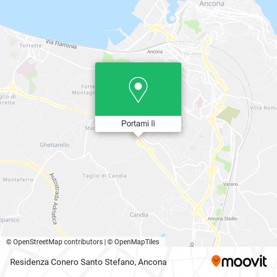 Mappa Residenza Conero Santo Stefano
